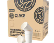 12oz Double Wall White Paper Hot Cup