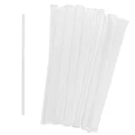 CIAO! 9" Clear Super Jumbo PP Straws 0.26" outside diameter(6.7mm) Paper Wrapped 9,000/case