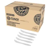 CIAO! Medium Weight Disposable White Knife (Case of 1,000)