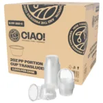 CIAO! 2 oz PP Clear Portion Cup, Lids Sold Separately (Case of 2,500)