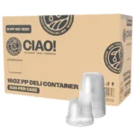 CIAO! 16oz Polypropylene Bulk Clear Deli Container (Case of 500)