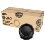 CIAO! 10.25" Black Heavy Weight Plastic Plate  (Case of 400)
