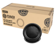 9 and 10 inch round MFPP lightweight plates - BPA Free, PFAS Free, heavy duty available in black and white