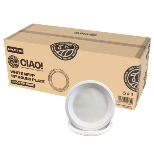 CIAO! MFPP 10" Round BPA Free Round Black Plate