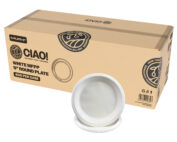 CIAO! MFPP 9" Round BPA Free Round White Plate