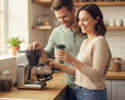 Brew at home on the go with CIAO! paper hot cups and sip lids
