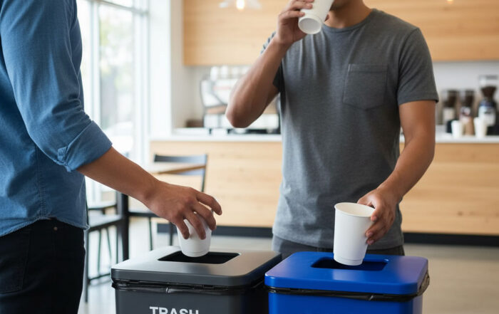 Switch from foam to CIAO! sustainable paper cups